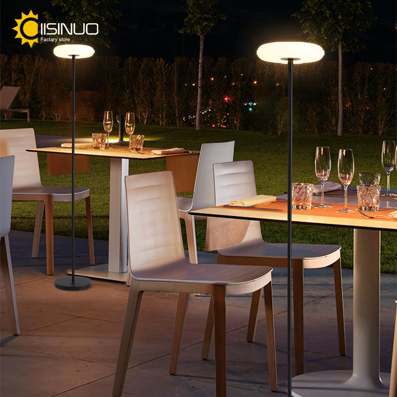 Outdoor Lighting Transformer - ソーラーパワー屋外フロアランプ、充電式バッテリー、コードレスライト、USB-C充電、ip54、芝生、プール、庭に適合、4400 mah