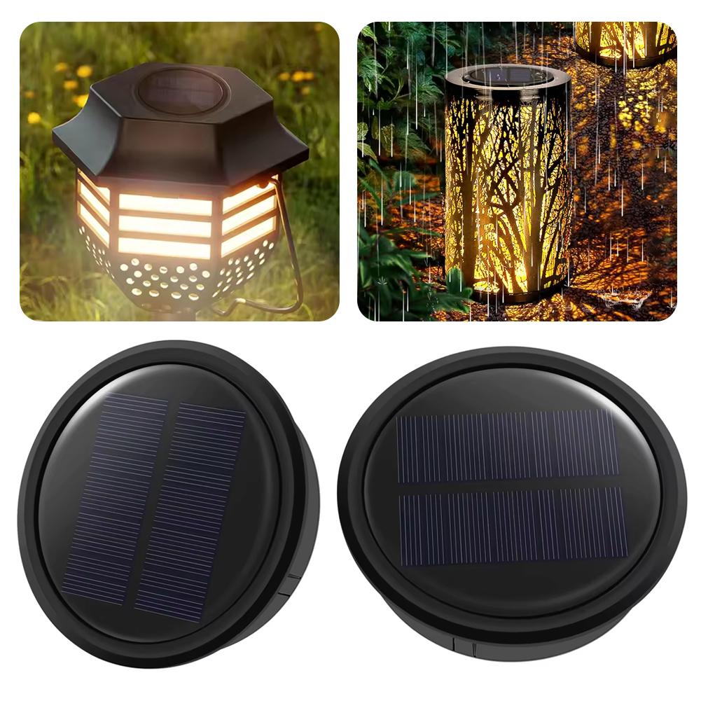 Outdoor Lighting Transformer - ソーラーランプ交換用トップ ソーラーランプトップ 屋外装飾 ガーデンソーラーアクセサリー ランタン電池ボックス