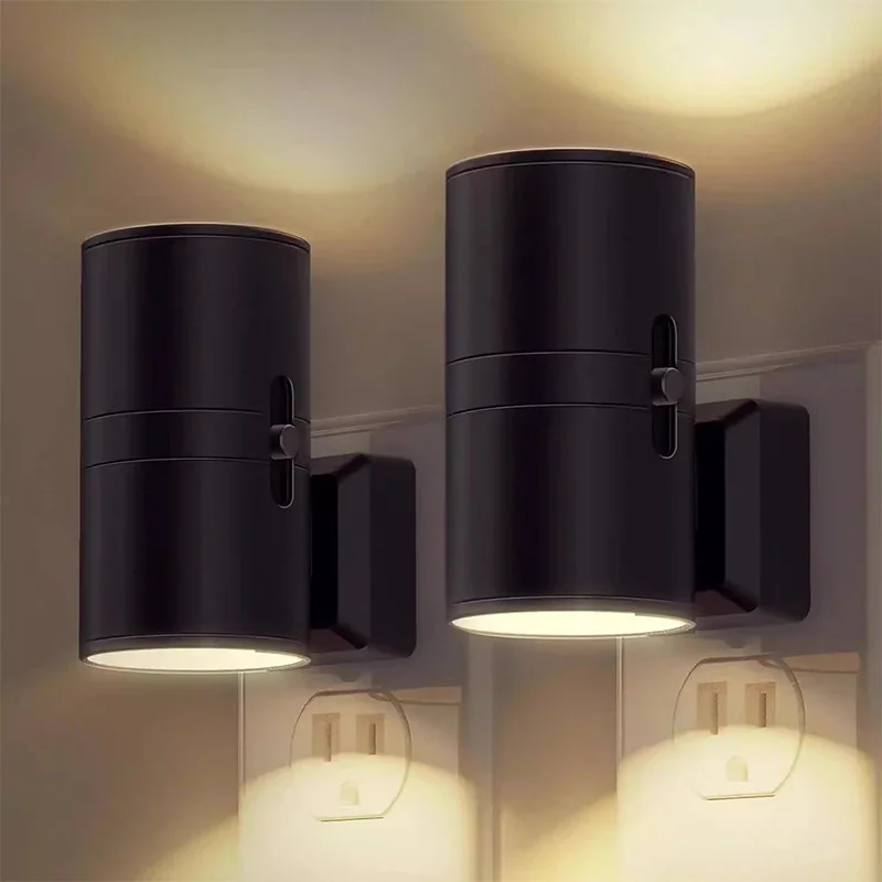 Dusk To Dawn Bulb - LED ナイトライト プラグイン 夕暮れから夜明けまでセンサー 調整可能な明るさ 調光可能なナイトライト