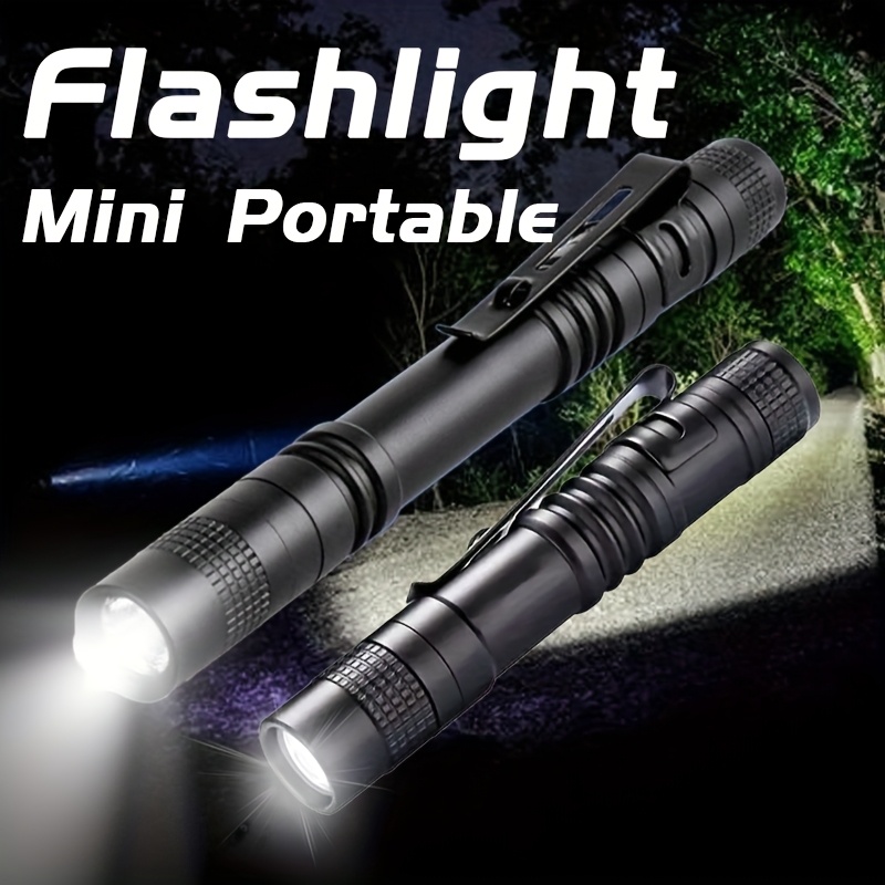 Outdoor Lighting Bollards - ミニポータブルLED懐中電灯ポケット超明るい高ルーメンハンドヘルドペンライトlinterna ledトーチキャンプ屋外緊急用