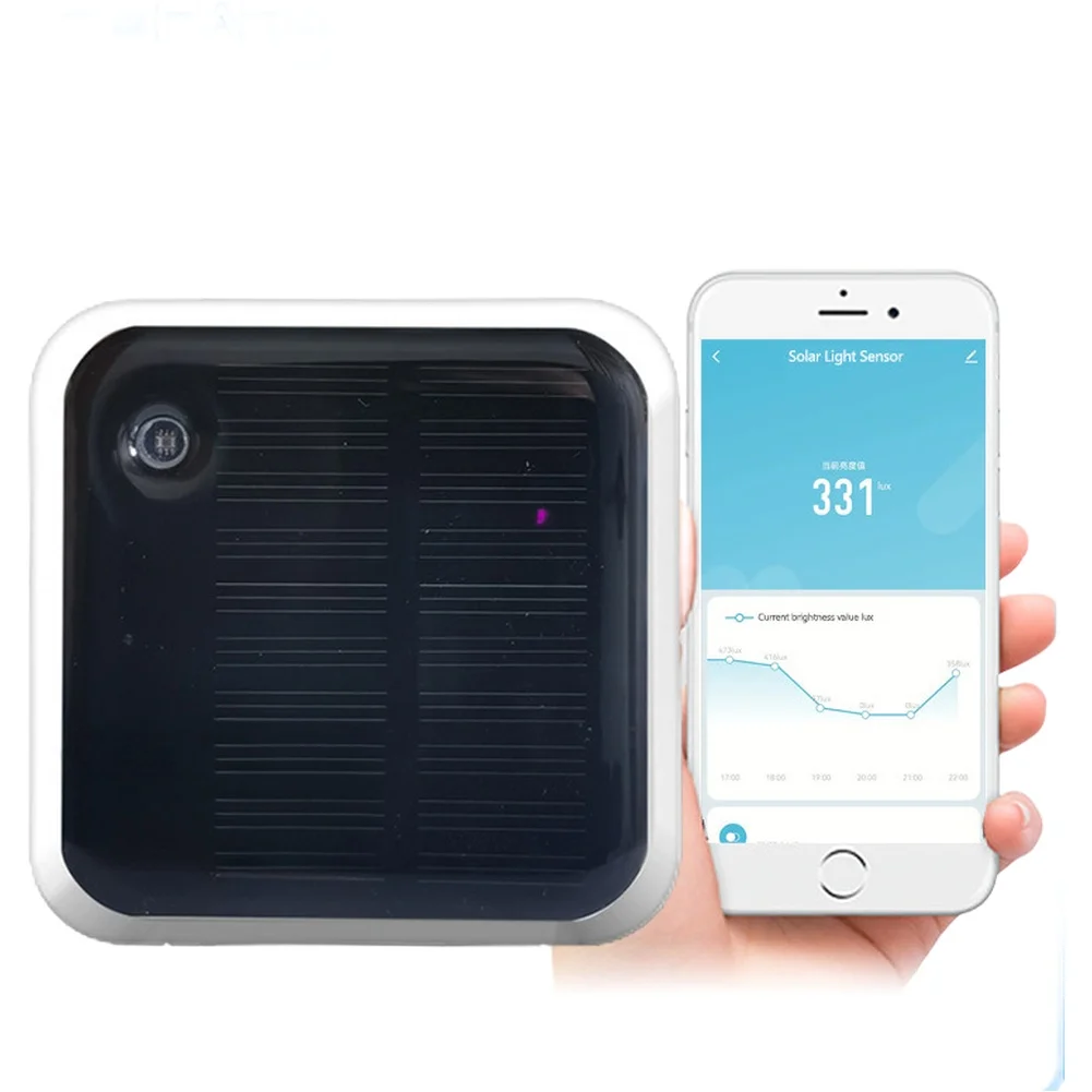 Outdoor Lighting Zigbee - 1PC ホームスマートソーラーライトセンサー For-Tuya For-Zigbee ソーラーライトセンサー防水屋外用明るさセンサーアクセサリー