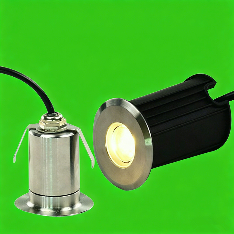 Ground Light Recessed - 屋外埋め込み型 LED スポットライト IP65 3 ワット防水デッキステップ階段地下地面ガーデンライト壁床ランプ