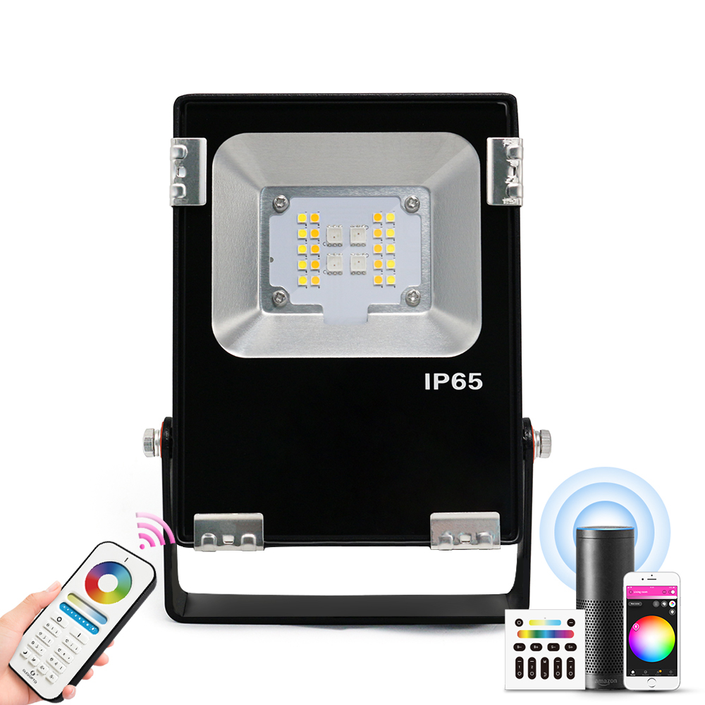 Outdoor Lighting Zigbee - Gledoptoジグビー3.0 10ワットスマートrgbcct投光器プロ700LM DC12VまたはAC110-220V屋外の景観照明IP65防水