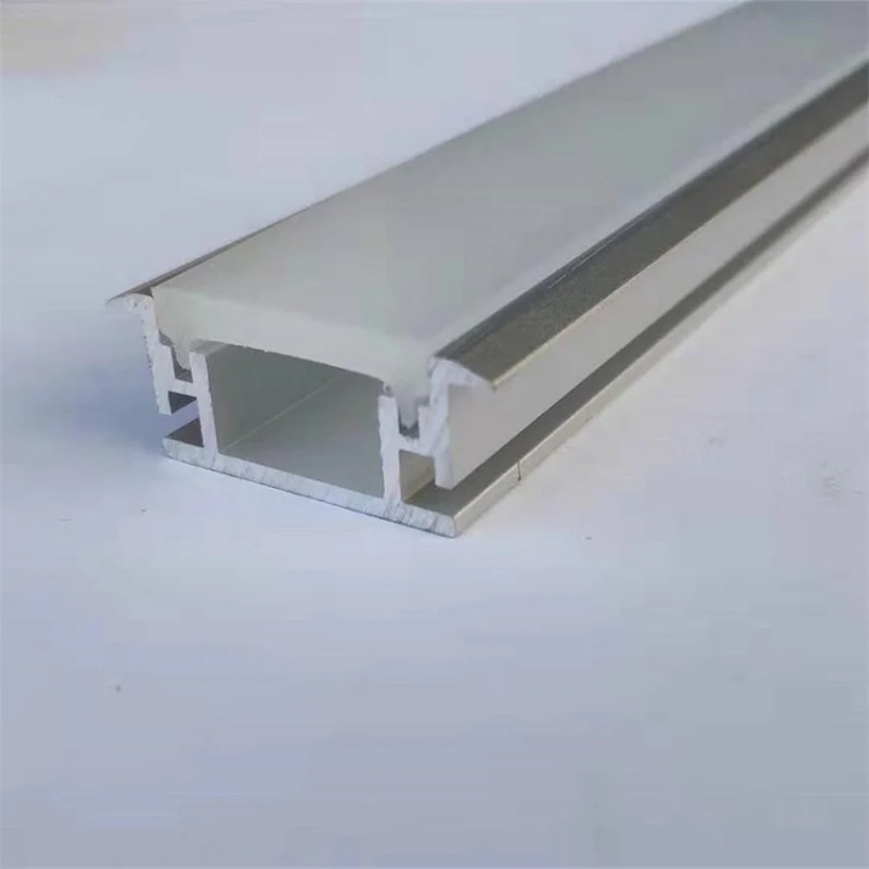 Ground Light Recessed - 1.5m/個 タイル埋め込み型アルミ製フロア/ステップ/階段照明、IP65 防水・防塵、厚いPCカバー付き埋め込み型LEDプロファイル
