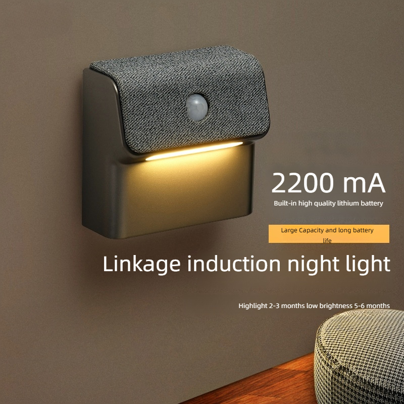 Outdoor Lighting Lux - スマートモーションセンサーウォールライト - 2200mAh USB-C急速充電、3段階の明るさ調整可能、複数デバイス接続、屋内/屋外セキュリティ照明に最適