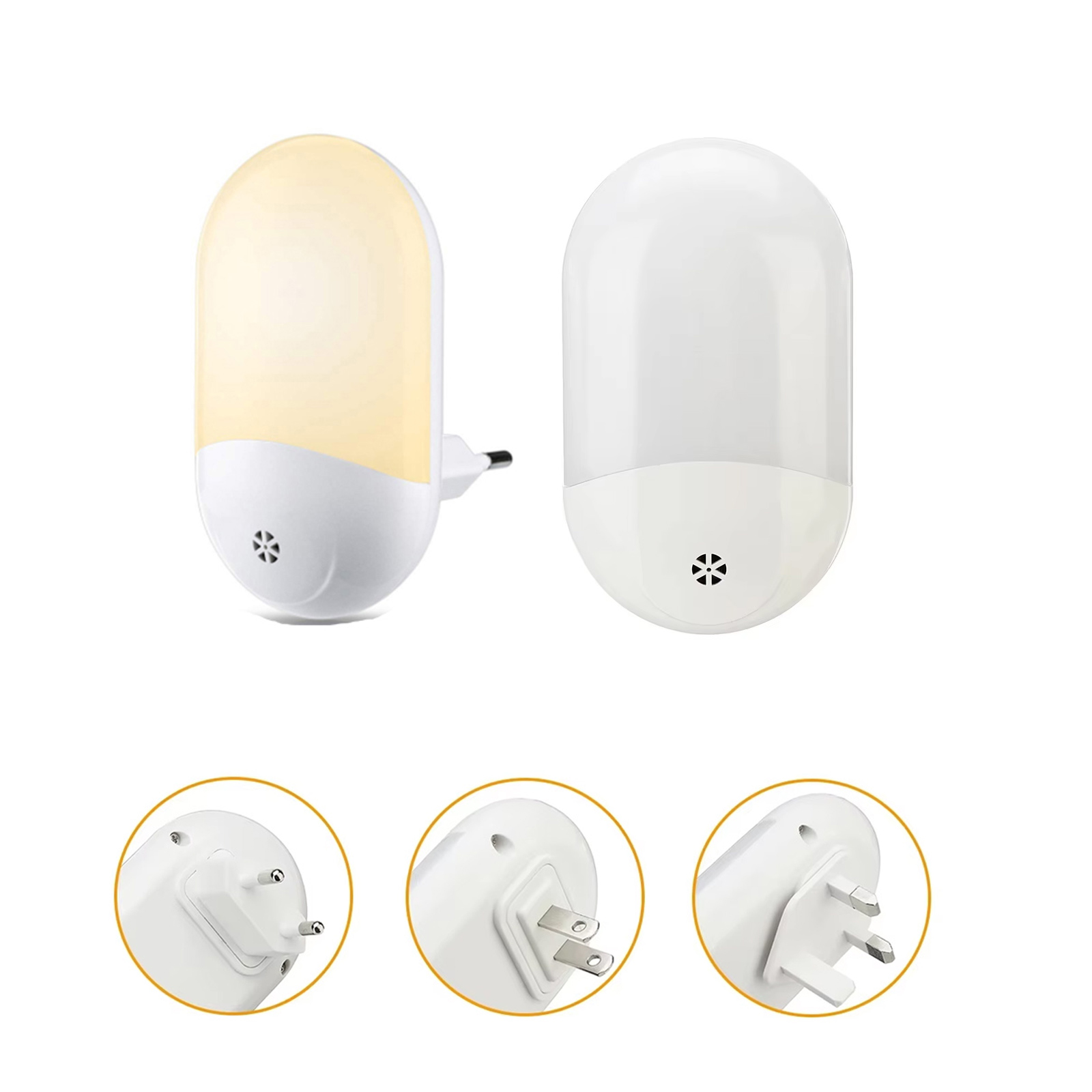 Dusk To Dawn Bulb - Led ナイトライト夕暮れから夜明けまで自動センサーベッドサイドワイヤレス保護温白色日省エネルームライトランプキャビネット