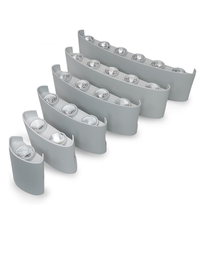 上下 LED ウォールランプ防水 IP65 アルミインテリア - Outdoor Lighting Lux のレビューと価格