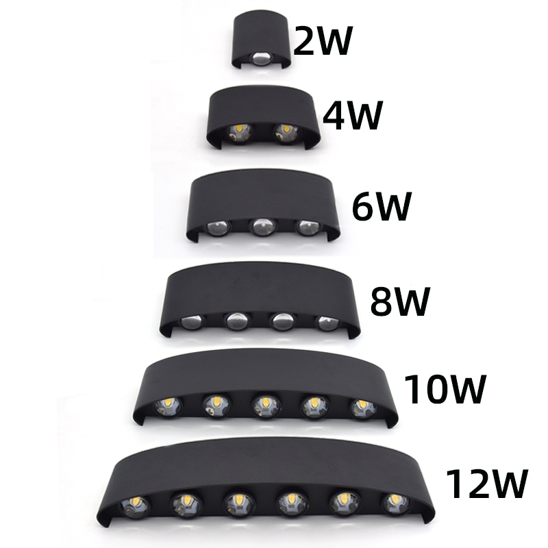 上下 LED ウォールランプ防水 IP65 アルミインテリア - Outdoor Lighting Lux のレビューと価格