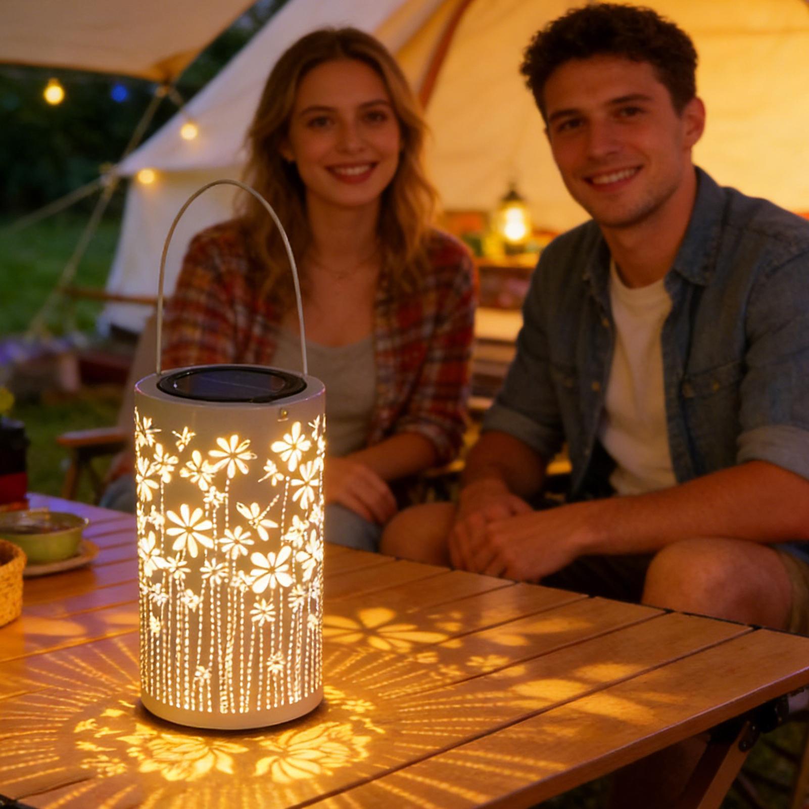 屋外用ランタン ポーチ用 防水フラワーランプ 装飾用ソーラー - Solar Path Light のレビューと価格