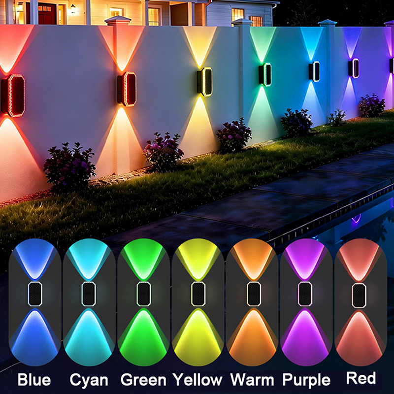 RGBカラー ソーラーフェンスライト インテリジェントライト - Outdoor Lighting Zigbee のレビューと価格
