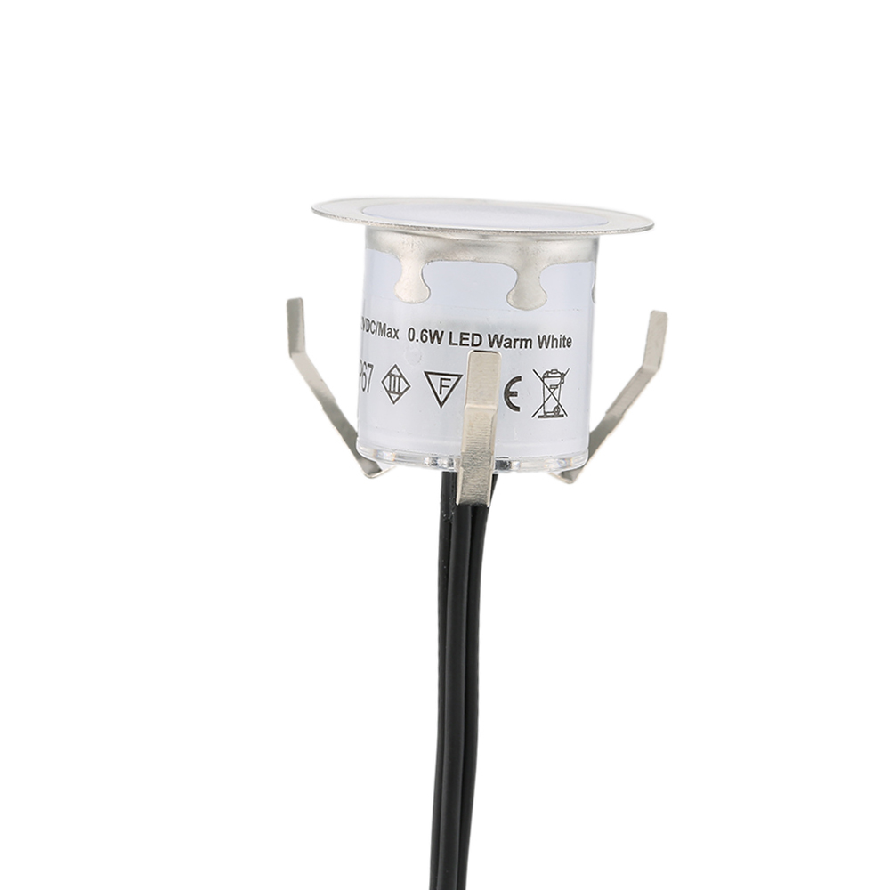 16個入り 0.6W高輝度埋め込み式LEDデッキライト 防水 - Ground Light Recessed のレビューと価格