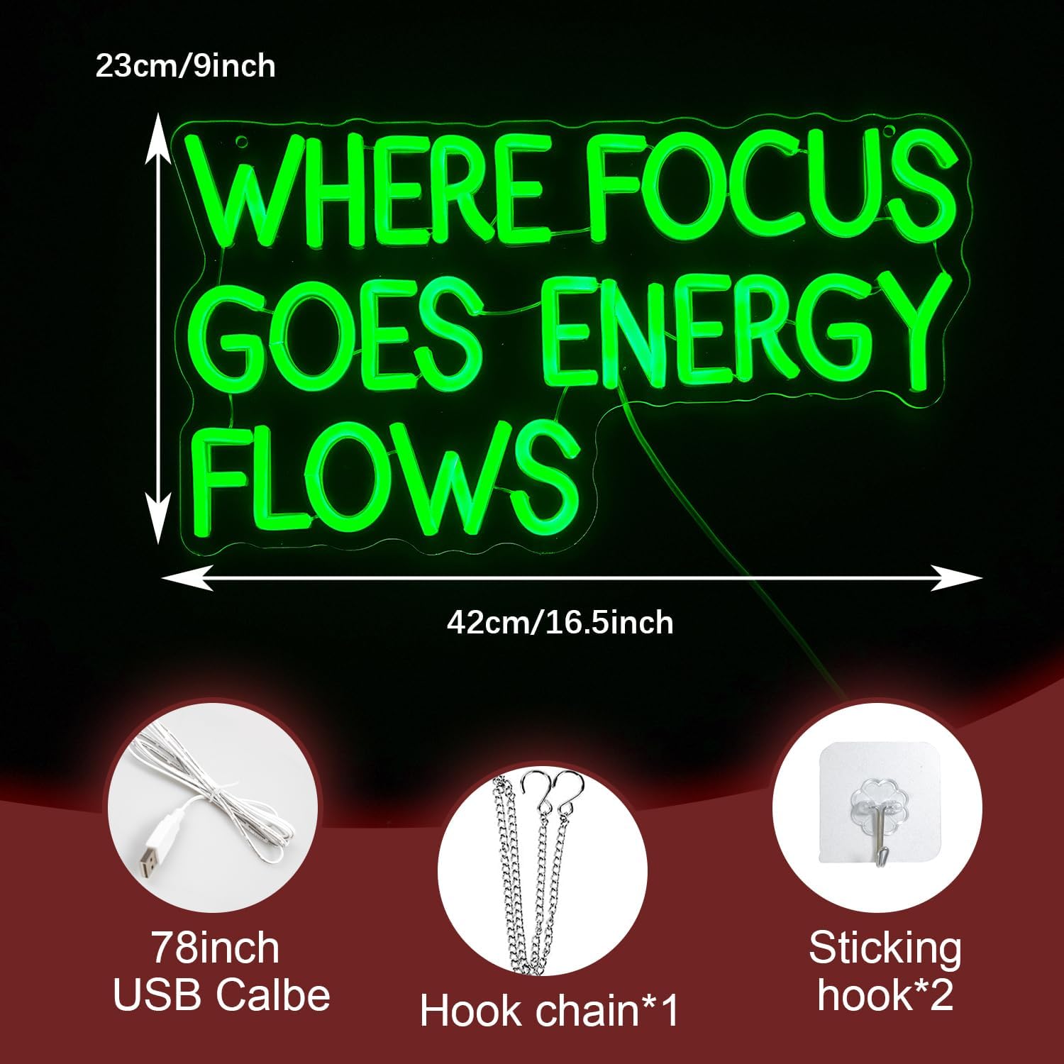 「Where Focus Goes Energy Flows - Outdoor Lighting Quotes のレビューと価格