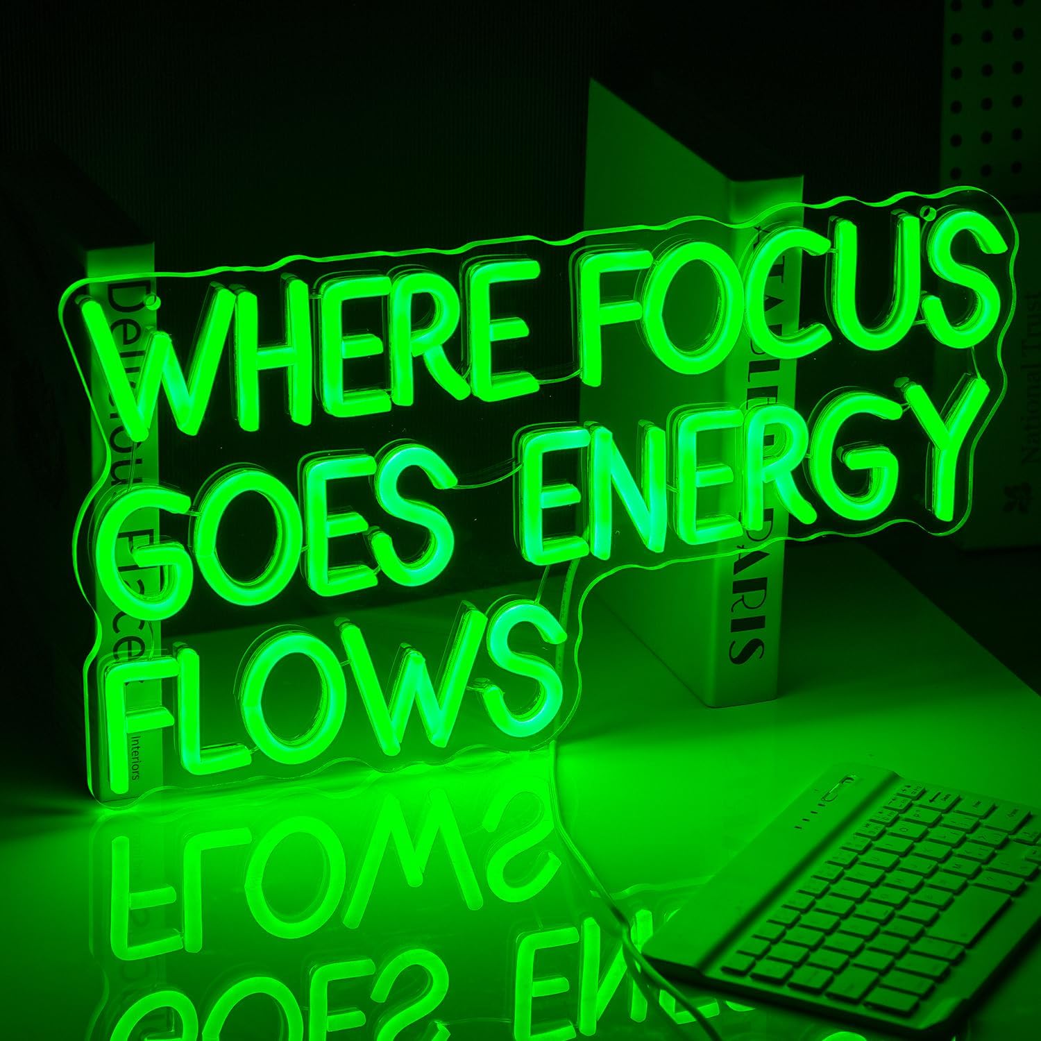 「Where Focus Goes Energy Flows - Outdoor Lighting Quotes のレビューと価格