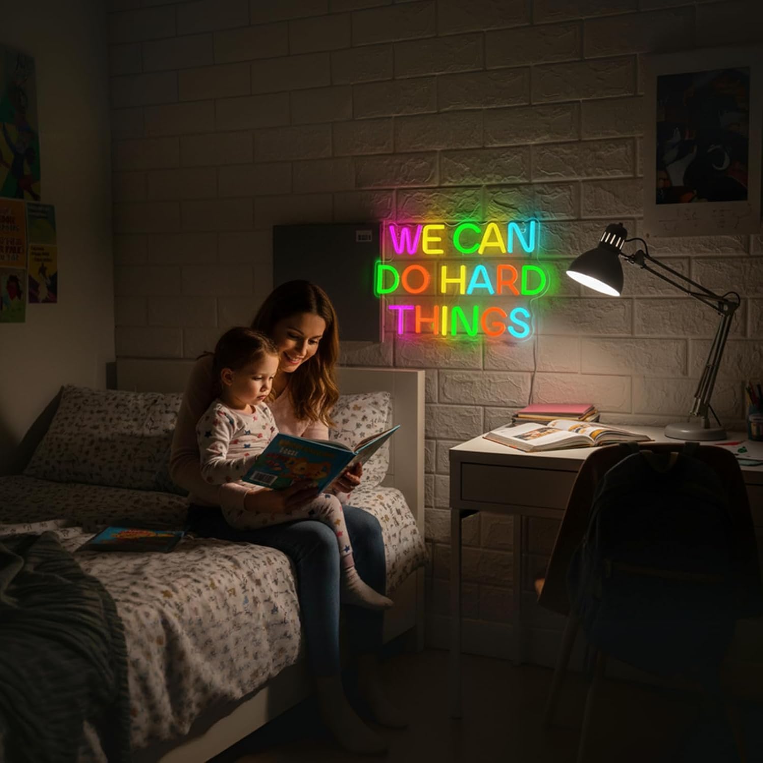 「We Can Do Hard Things」LEDネオンサ - Outdoor Lighting Quotes のレビューと価格