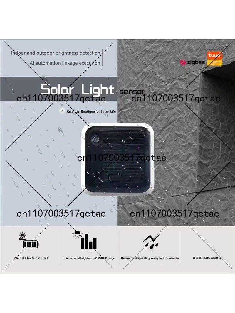 Tuya IP65 防水ソーラーライトセンサー、Zigbee - Outdoor Lighting Zigbee のレビューと価格