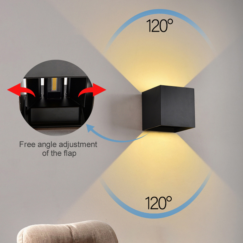 LEDウォールランプ 7W 電球色/昼白色 防水 屋内外兼用 - Outdoor Lighting Lux のレビューと価格