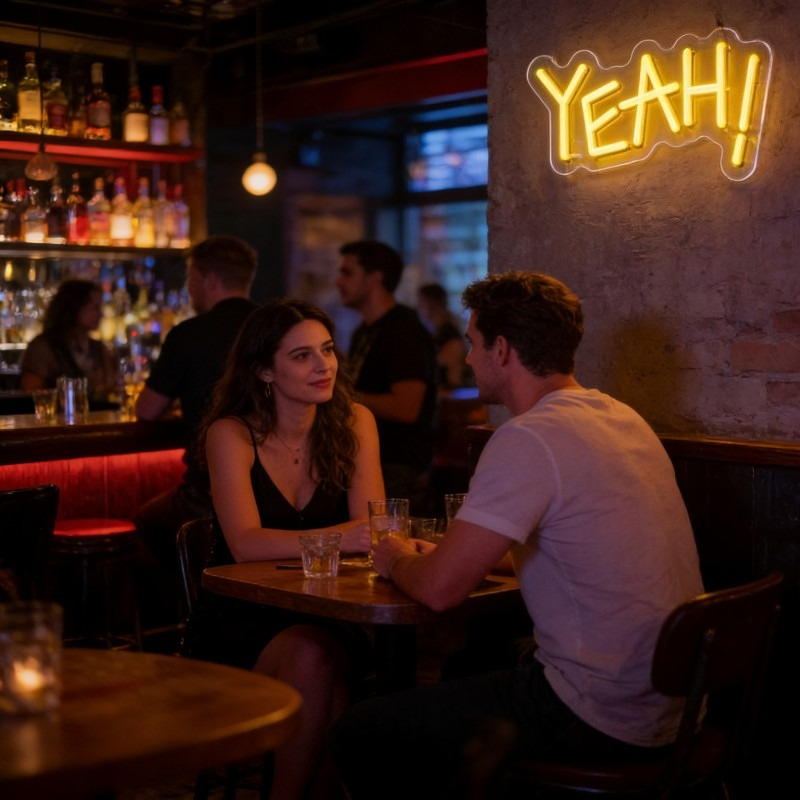 YEAH ネオンサイン LEDライト 面白いポジティブな言葉 - Outdoor Lighting Quotes のレビューと価格