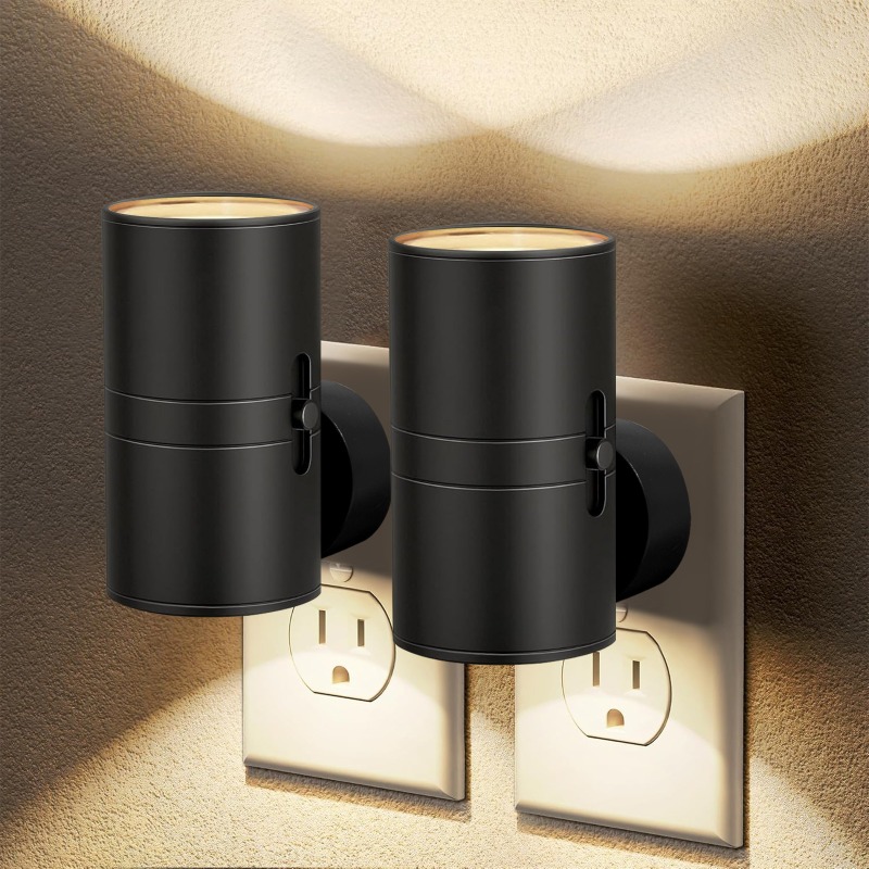 LEDナイトライト、モダンなナイトライト、コンセント式、薄暮 - Dusk To Dawn Bulb のレビューと価格