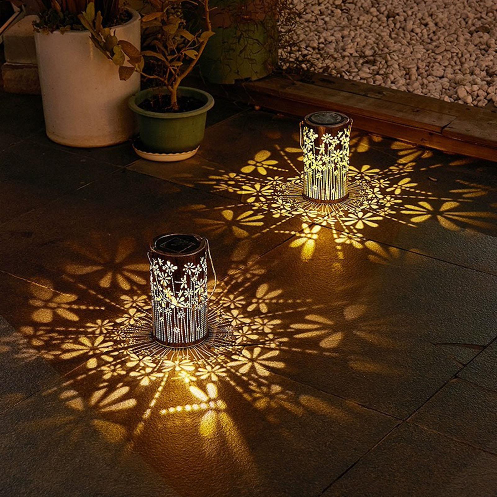 ソーラーハンギングランタン防水フラワーランプ装飾ソーラーライ - Solar Path Light のレビューと価格