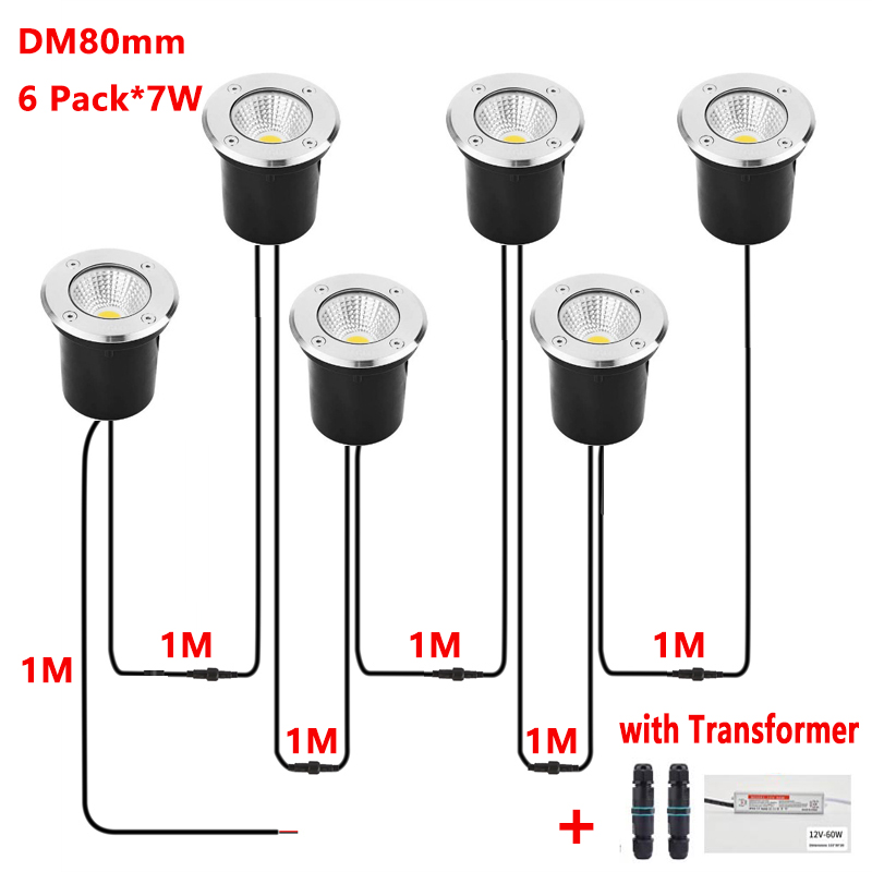 12V LED 地中埋込型ライト IP67 防水屋外埋め込み - Ground Light Recessed のレビューと価格