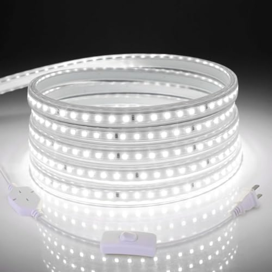 LEDストリップライト、240個のLED、6500Kクールホ - Outdoor Lighting Led Strip のレビューと価格