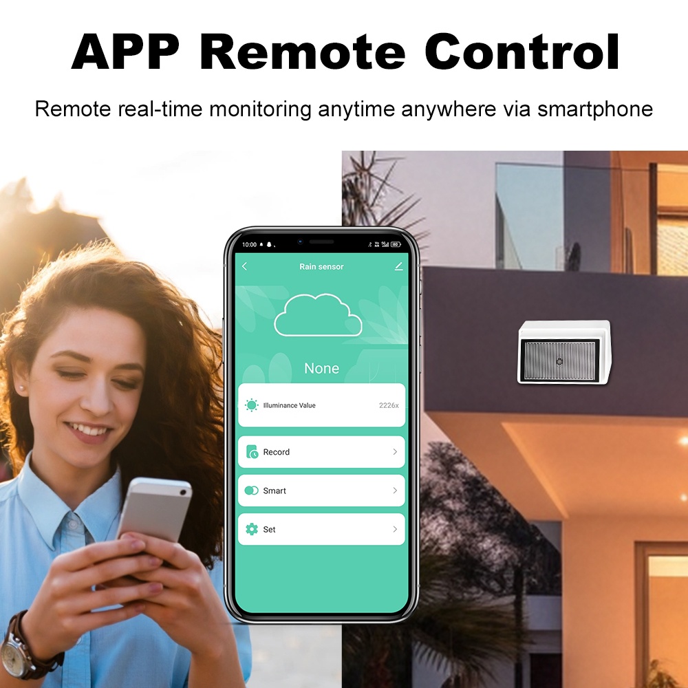 スマート Zigbee 2 in 1 雨センサー輝度光検出器 - Outdoor Lighting Zigbee のレビューと価格