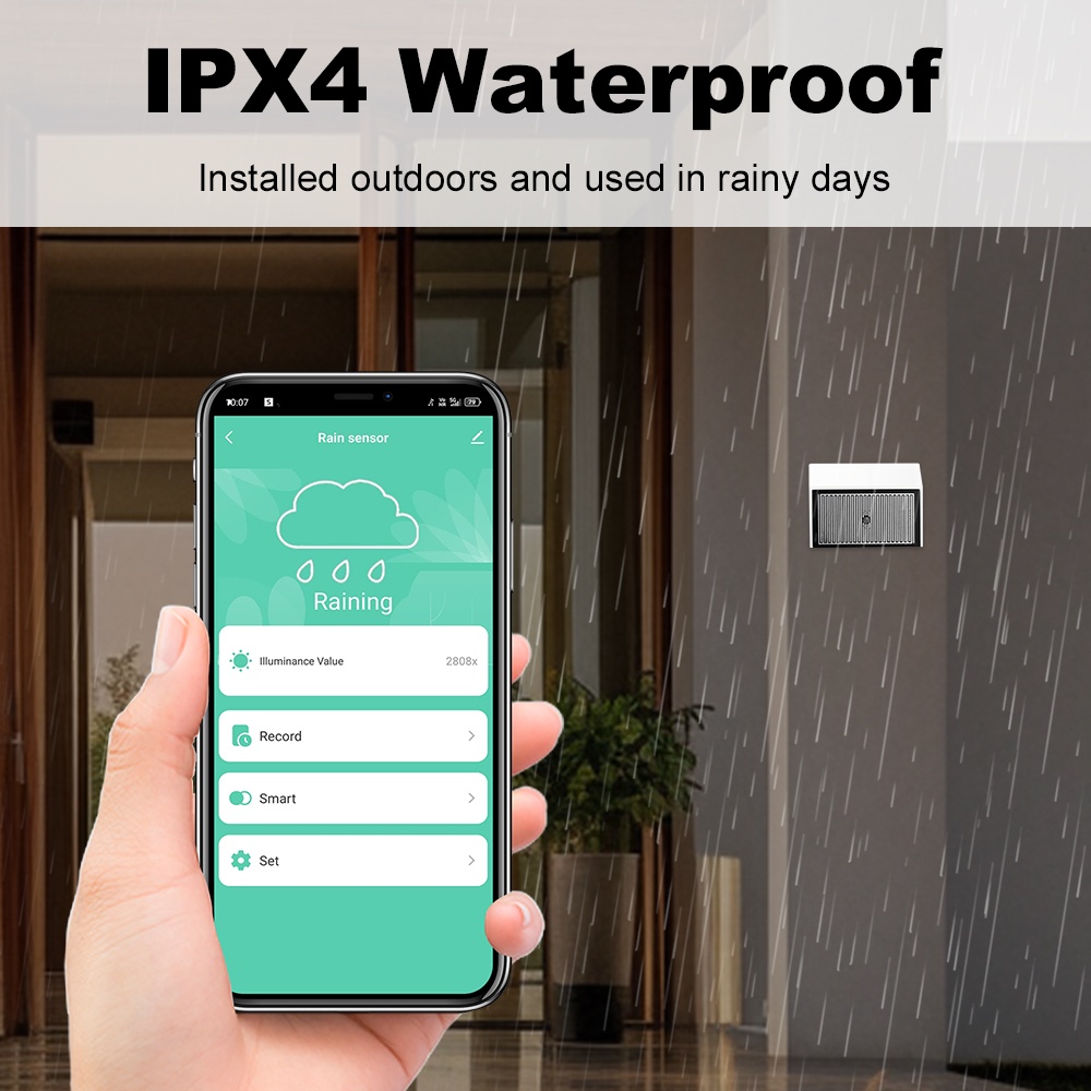 スマート Zigbee 2 in 1 雨センサー輝度光検出器 - Outdoor Lighting Zigbee のレビューと価格