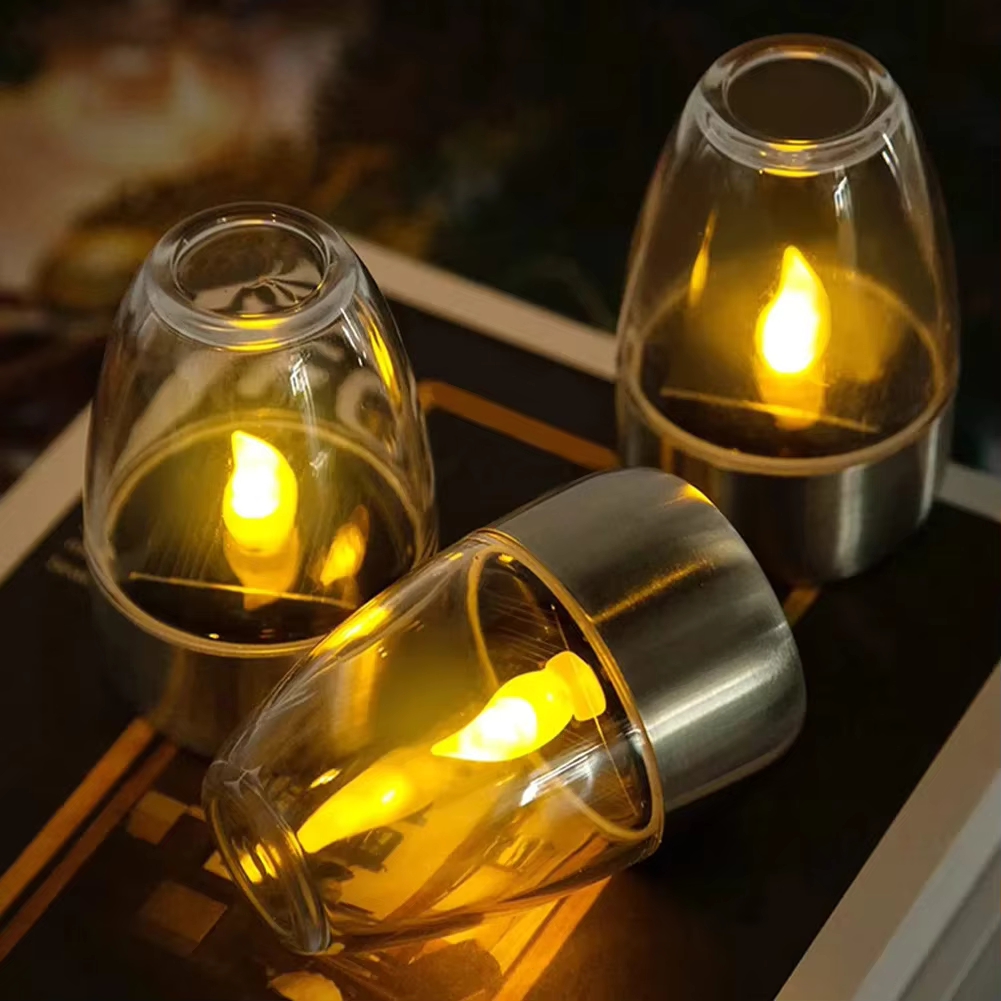 LED ステンレス鋼ソーラーキャンドルライト屋外パティオガー - Outdoor Lighting Transformer のレビューと価格
