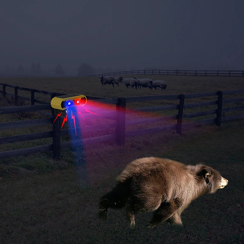 ソーラーモーションセンサーアラームLED赤＆青ストロボライト - Outdoor Lighting Transformer のレビューと価格