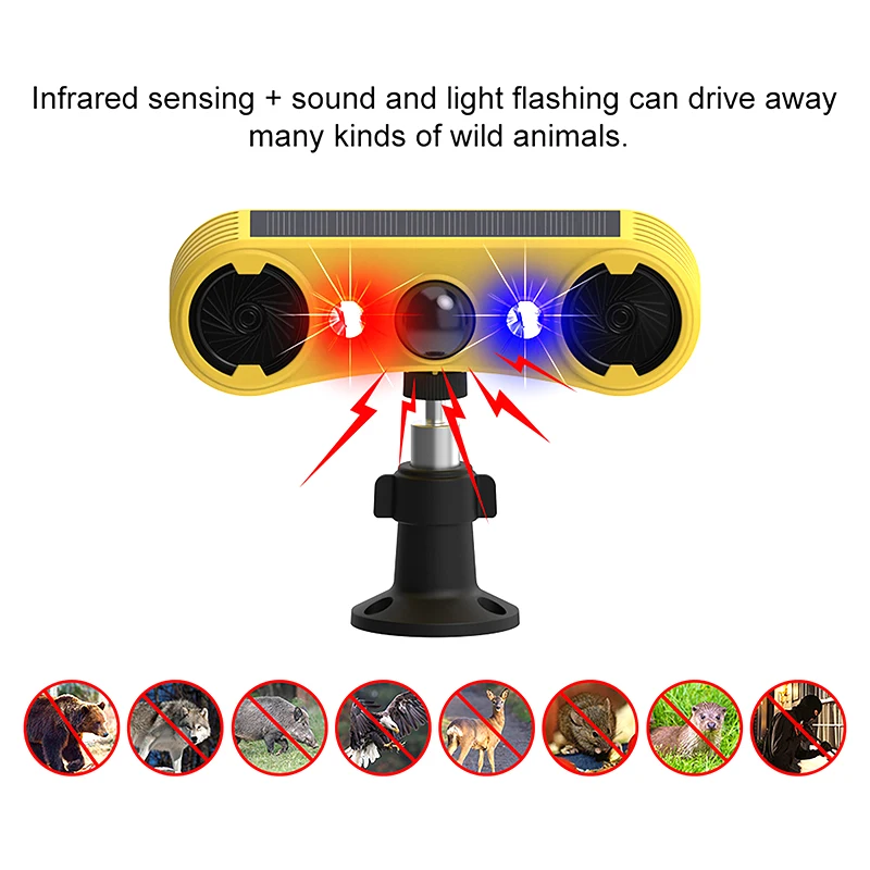 ソーラーモーションセンサーアラームLED赤＆青ストロボライト - Outdoor Lighting Transformer のレビューと価格