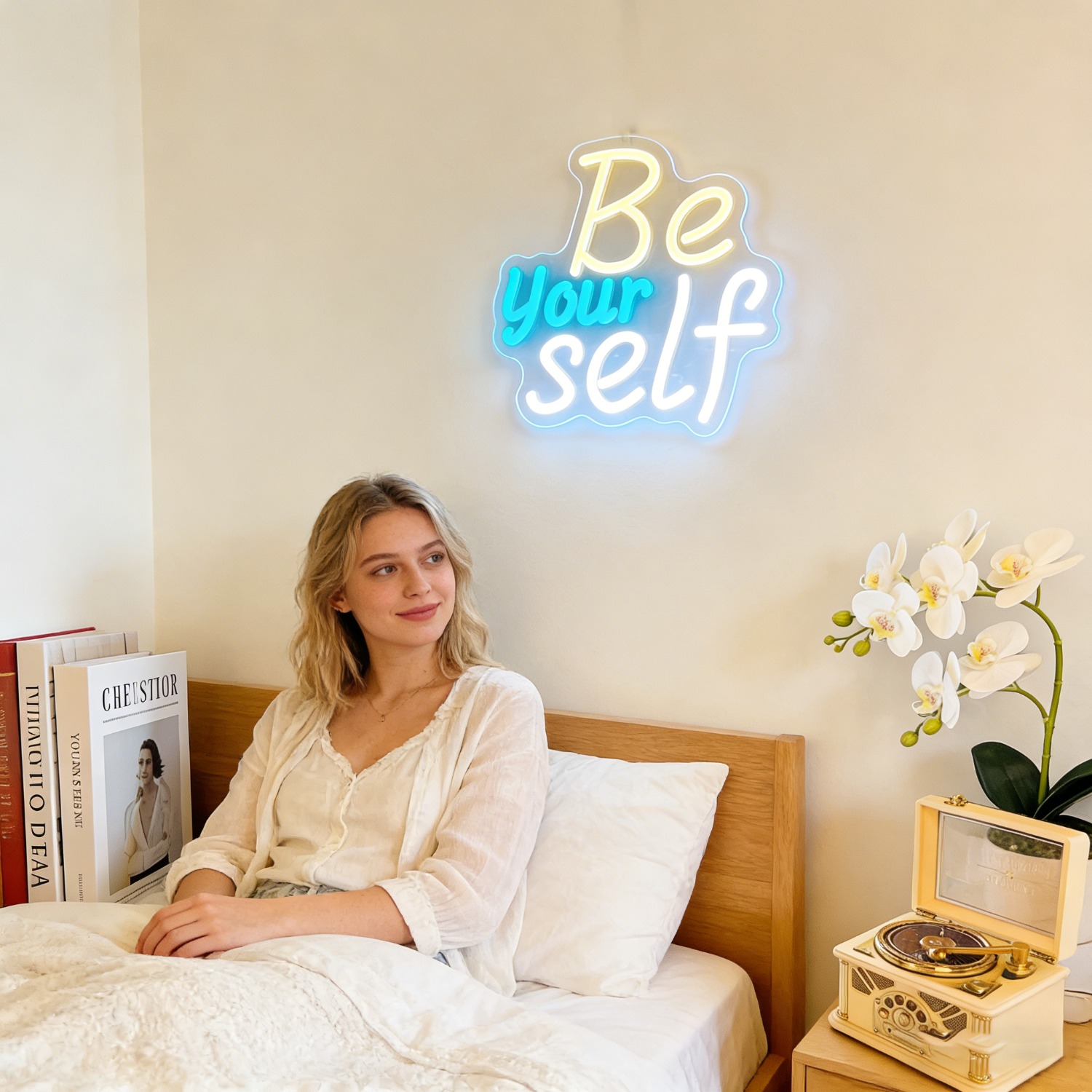 インスピレーションを与える「Be Yourself」ネオンサ - Outdoor Lighting Quotes のレビューと価格