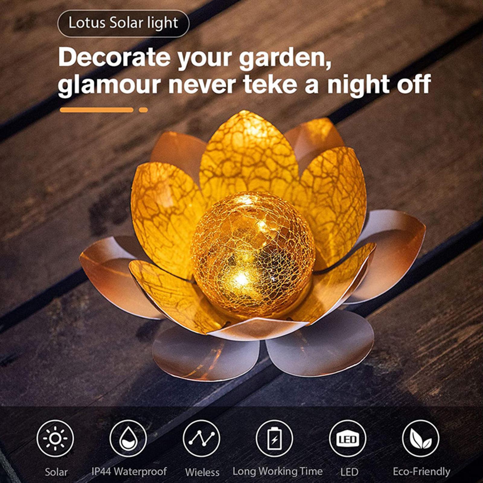 屋外用蓮の花ソーラーライト、フローティングフラワー池装飾、ス - Outdoor Lighting Quotes のレビューと価格