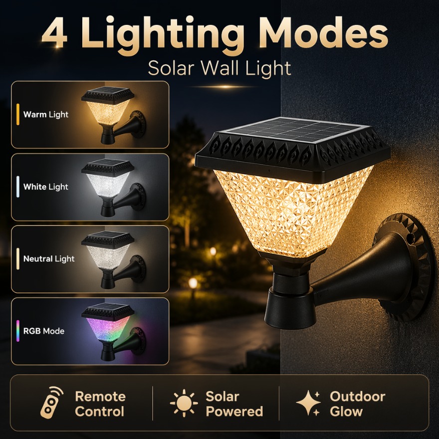 屋外ソーラーポストライトLEDウォールランプIP65防水RG - Dusk To Dawn Bulb のレビューと価格
