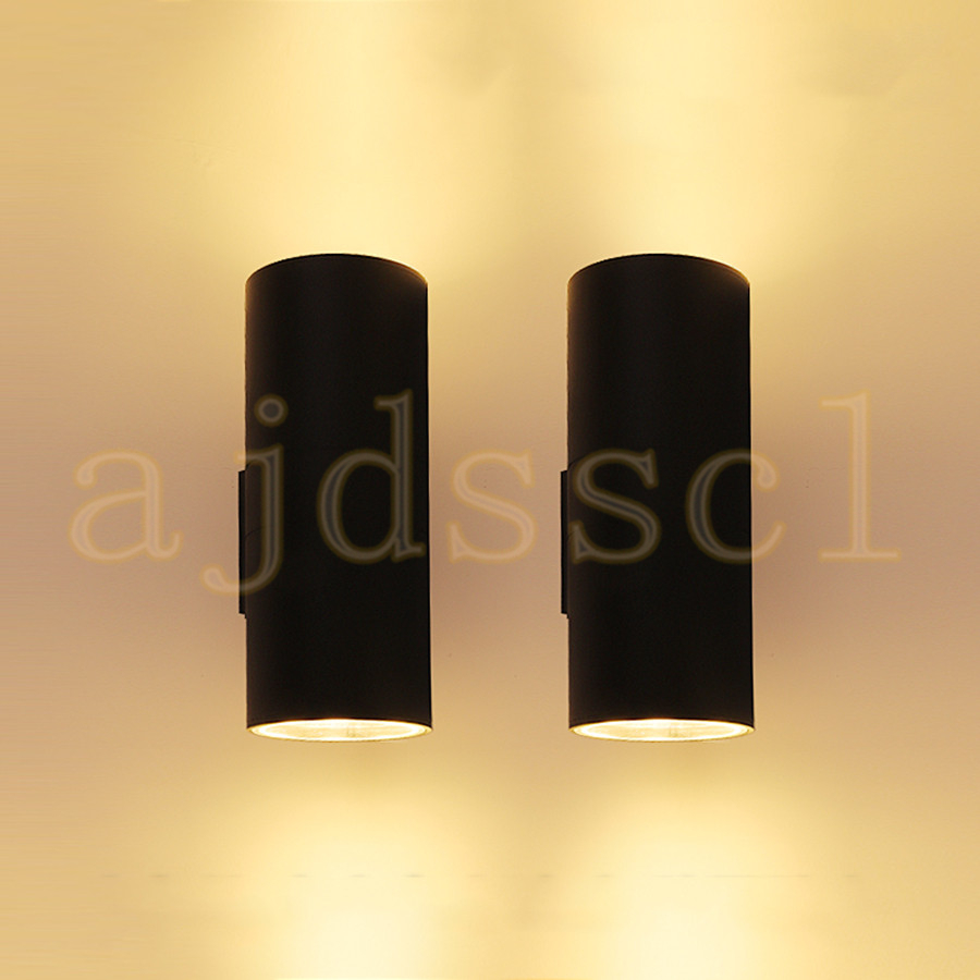 LEDポーチウォールライト上下防水18W 24Wシリンダー型 - Outdoor Lighting Lux のレビューと価格