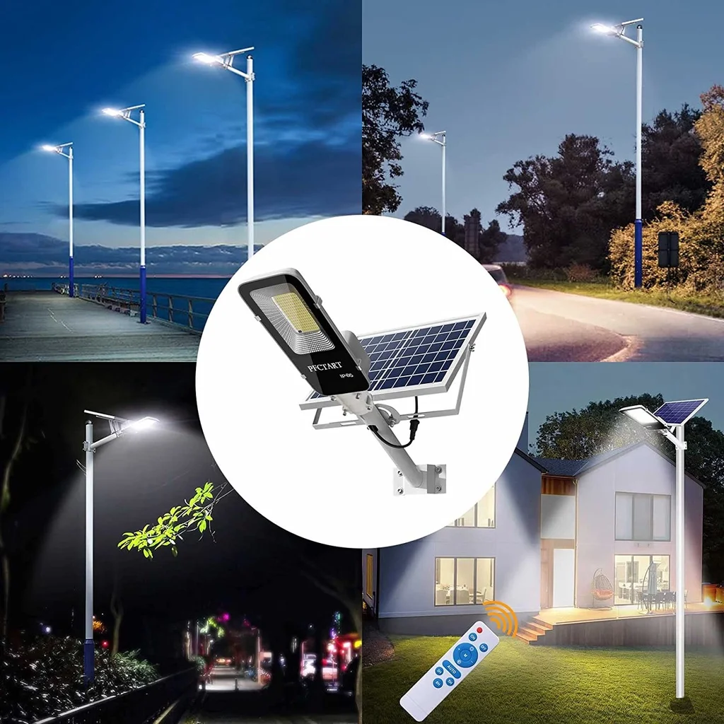 200 ワット強力なソーラーライト屋外ソーラー街路灯 600 - Dusk To Dawn Bulb のレビューと価格