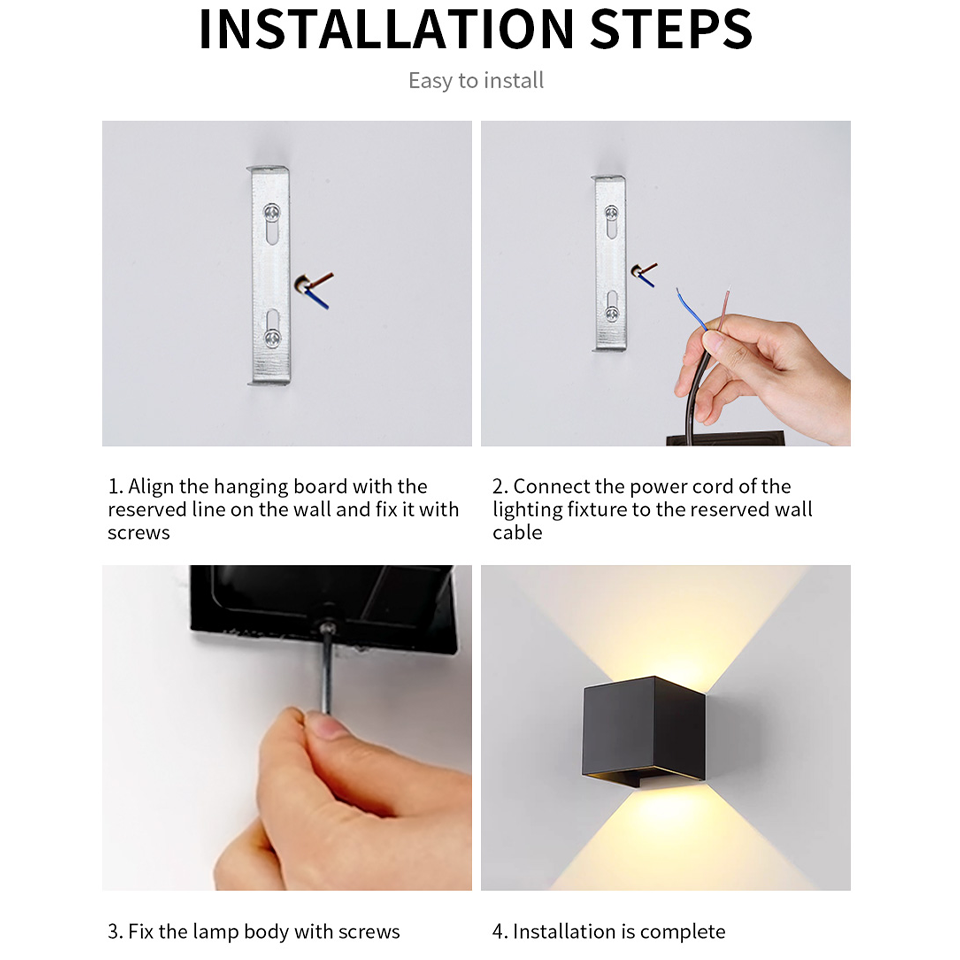 LED モダンな壁ランプ AC110V 220V 6 ワット - Outdoor Lighting Zigbee のレビューと価格