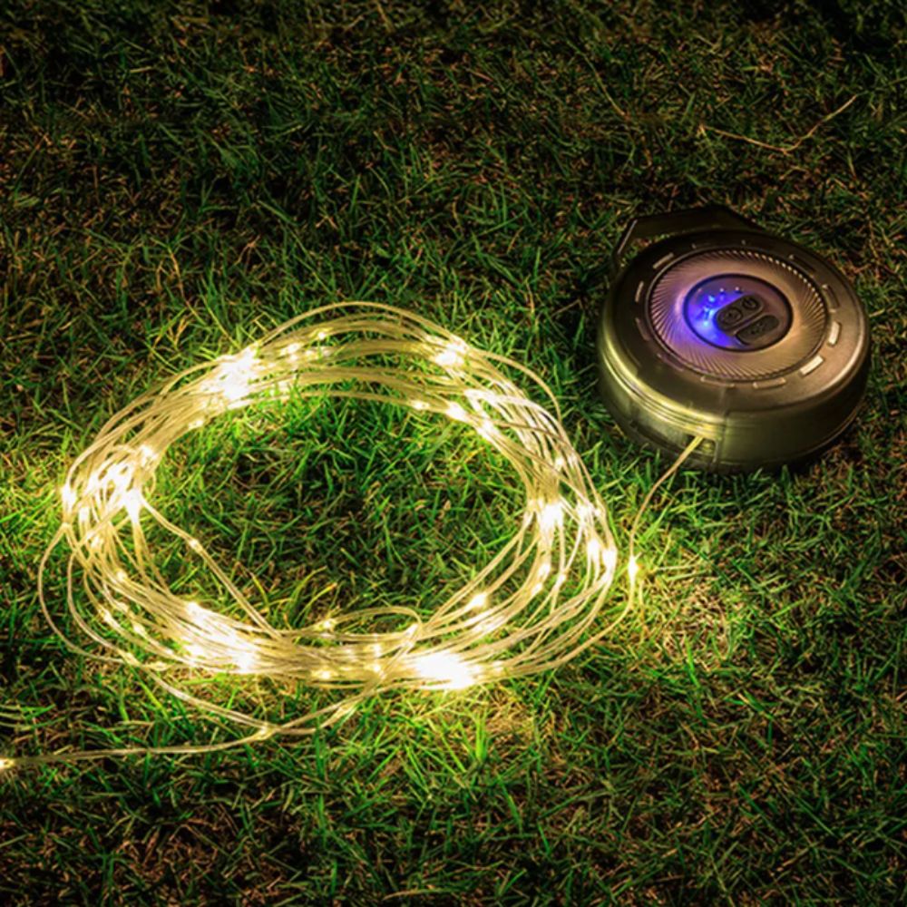 LEDライト テントライト ライトストリング 手回し式電源  - Outdoor Lighting Led Strip のレビューと価格