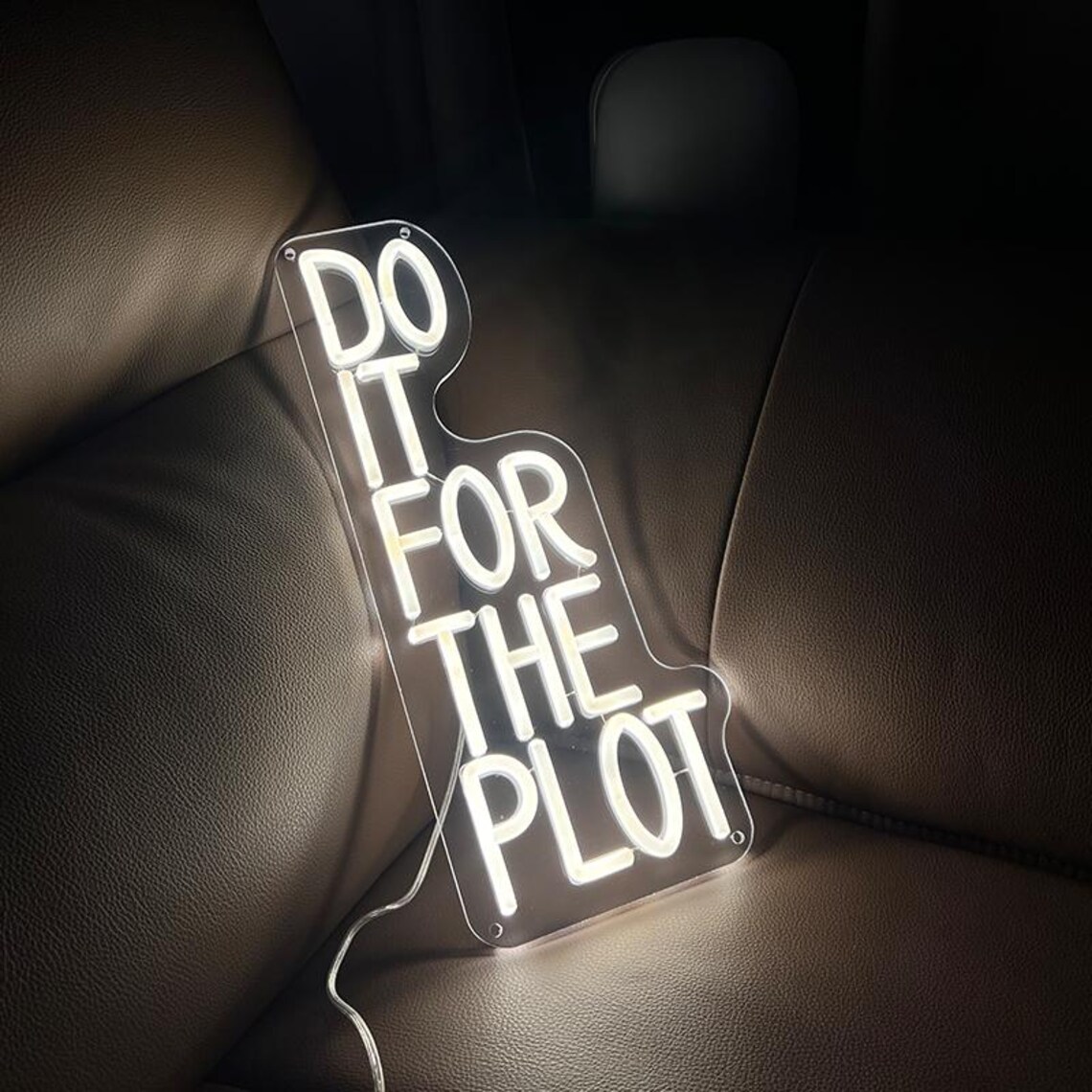 Do It For The Plot ネオンサイン、モチベー - Outdoor Lighting Quotes のレビューと価格