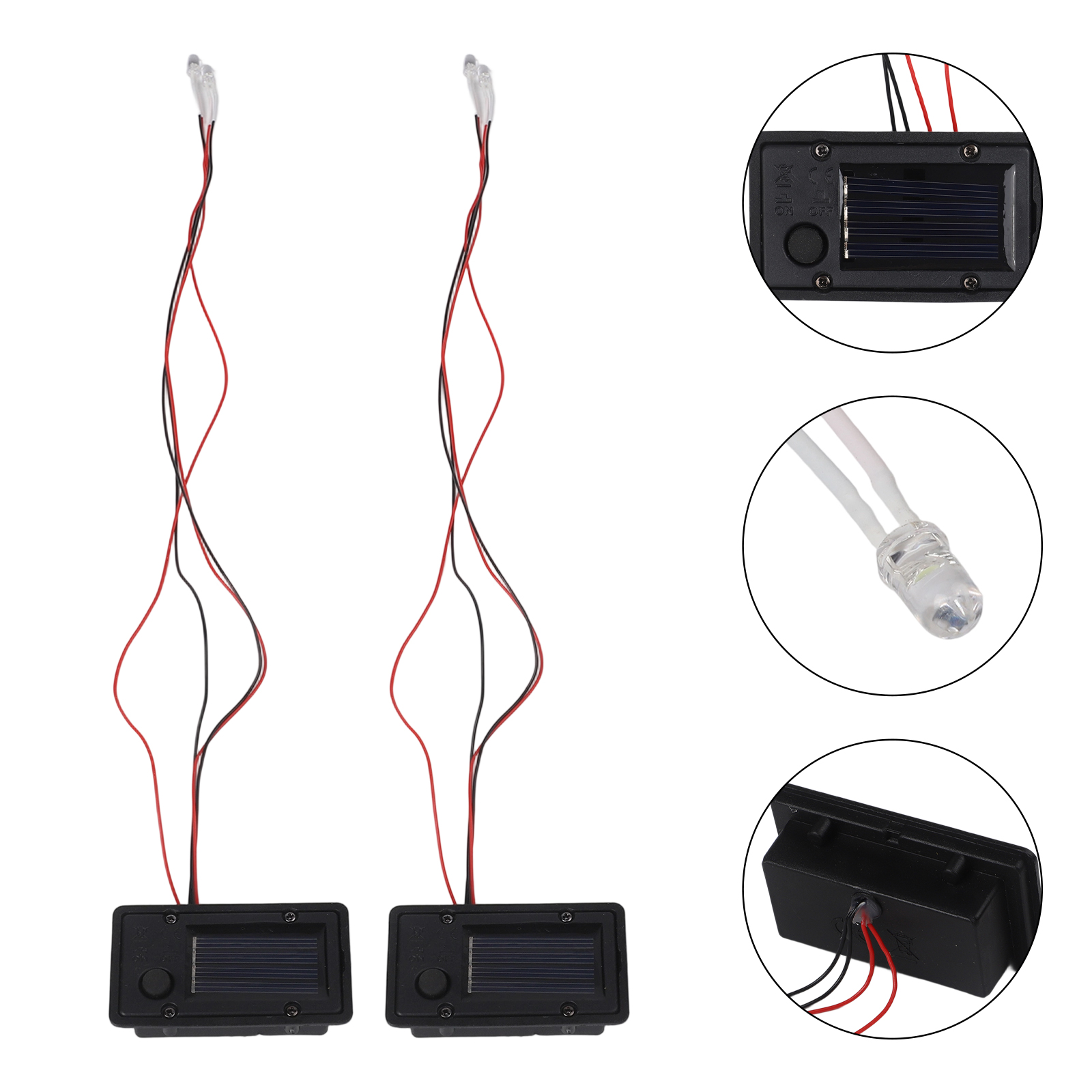 2個入りソーラーライトボックス交換用トップ、LED電球付き、 - Solar Path Light のレビューと価格
