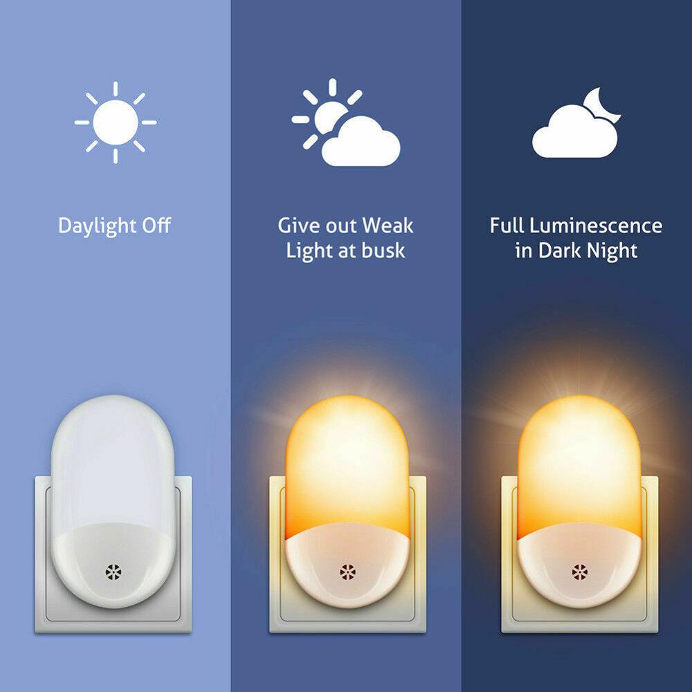 Led ナイトライト夕暮れから夜明けまで自動センサーベッドサ - Dusk To Dawn Bulb のレビューと価格