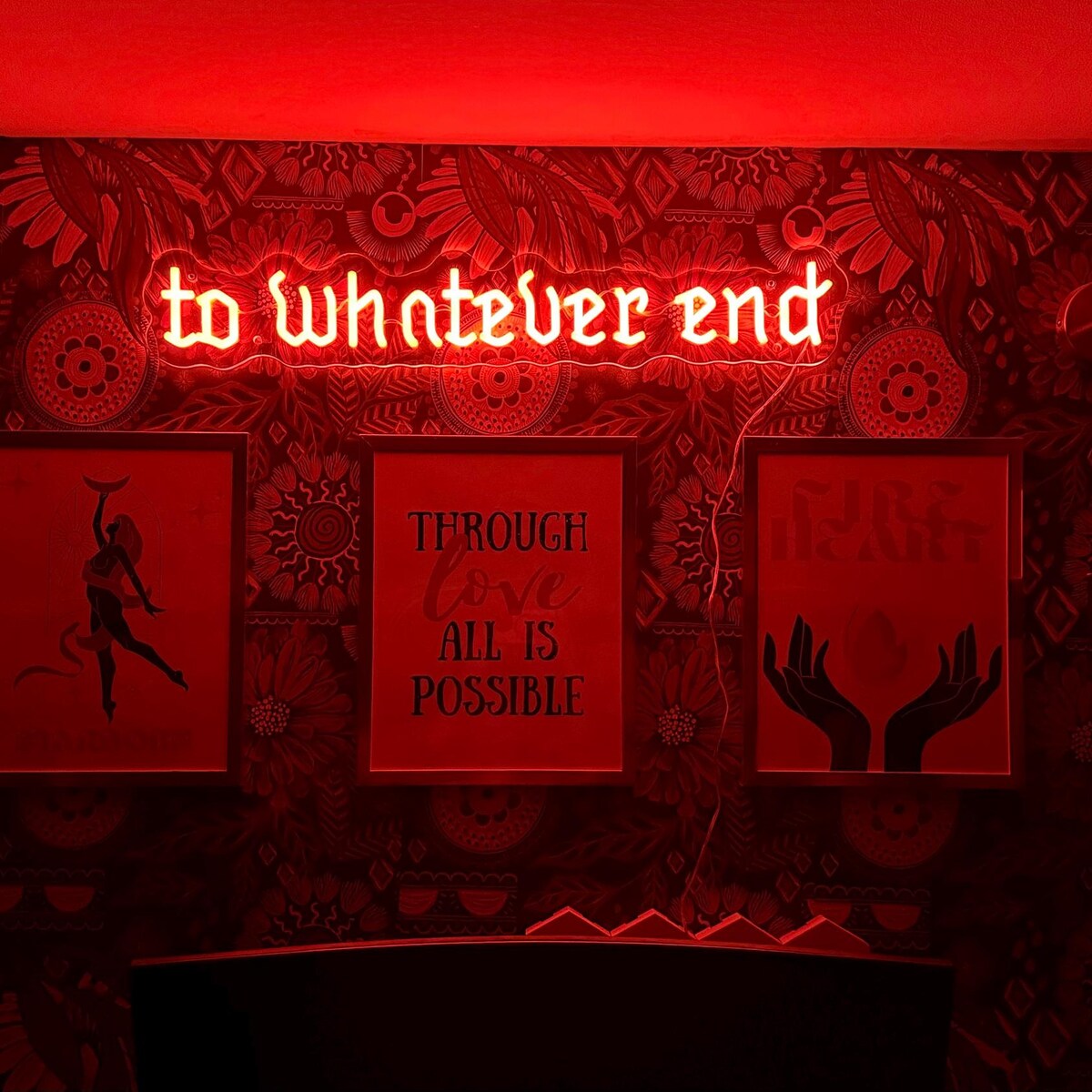 To Whatever End ネオンサイン：ACOTARフ - Outdoor Lighting Quotes のレビューと価格