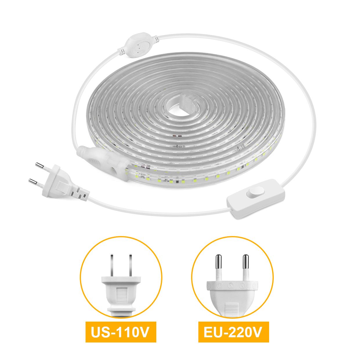 高輝度 LED ストリップライト 2835 防水 110V  - Outdoor Lighting Led Strip のレビューと価格