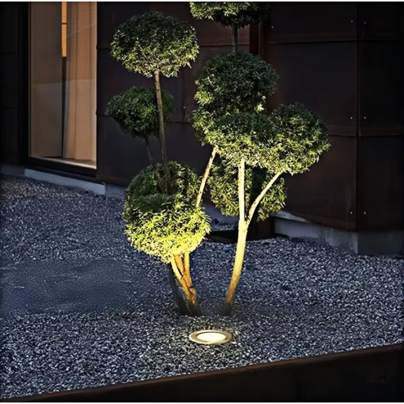 12Wステンレス製偏光LED埋め込み式グラウンドライト防水屋 - Ground Light Recessed のレビューと価格