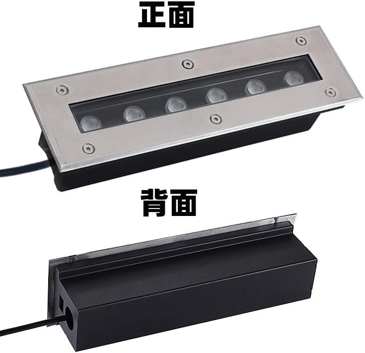 リニア長方形埋め込み型LEDグラウンドライトIP67防水地下 - Ground Light Recessed のレビューと価格